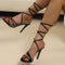 Women's Sexy Stiletto High Heels – Round Toe Crisscross Strap Sandals