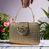 The Stellar-Glow Crystal Handbag Luxury Sparkling Diamond Clutch