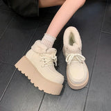 Women’s Chunky Platform Snow Boots – Ultra-Warm Fur-Lined Winter Booties