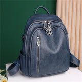 Weiche Damen-Schultertasche aus PU-Leder | Multifunktionaler Reise-Rucksack