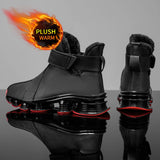 Der „Arctic-Core“ Winter-Trainer | Wasserdichter Luxus-Herrenstiefel | Plüschgefütterter warmer Sneaker