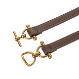Luxury Women’s Skinny Leather Belt – Classic Solid Color Thin Waist Belt for Dresses