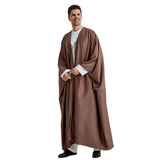 Offener Abaya-Cardigan für Herren | Ramadan Djellaba und marokkanische Jubba Thobe