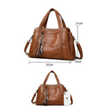 Women’s Luxury Leather Crossbody Bag – Designer Shoulder Handbag for Women