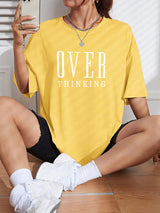 The Overthinking Tee: Women’s Vintage-Inspired Cotton Top
