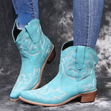 Der Viper Nomad: Schlangen-Prägung Western-Ankle-Boot – Luxuriöser exotischer Cowgirl-Bootie