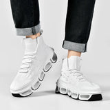 Herren Luxus-Sneaker – Atmungsaktive Hohlsohlen-Fashion-Trainer, Leichte Freizeit-Laufschuhe