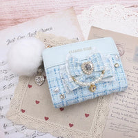 Blue Fluff Keychain