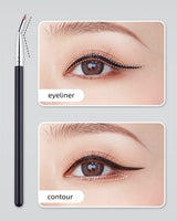 Der „Winkelblick“ Präzisionspinsel: Eyeliner-Werkzeug mit gebogenem Kopf