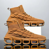 Herren Luxus-Sneaker – Atmungsaktive Hohlsohlen-Fashion-Trainer, Leichte Freizeit-Laufschuhe