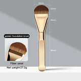 The Skin-Mimic Precision Brush Ultra-Thin Tongue-Shaped Foundation Tool