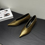 Women's Classic Pointed Toe Thin Heel Pumps