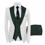 Herren 3-teiliger High-End-Anzug – Casual Business & formeller Gesellschaftsanzug