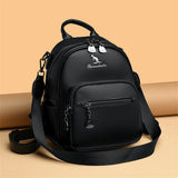 3-in-1 Damen-Rucksack aus weichem Leder | Große Reisetasche