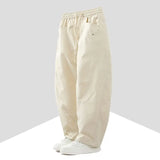 Herren Cargo Hose mit geradem Bein und Flugzeug-Print