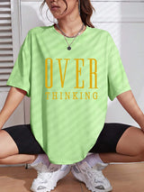 The Overthinking Tee: Women’s Vintage-Inspired Cotton Top