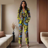Das „Legacy“ Executive Set: Lebhafter 3-teiliger Anzug aus Ankara | Einreihiger Blazer, passende Weste & hoch geschnittene Hose