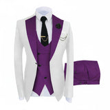 Herren 3-teiliger High-End-Anzug – Casual Business & formeller Gesellschaftsanzug