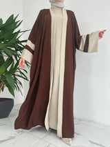 Muslim Women’s 2-Piece Caftan and Inner Dress Set