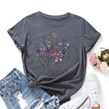 Oversize Damen Grafik-T-Shirt | Harajuku Style Baumwoll Kurzarm-T-Shirt
