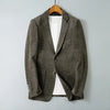 Men's High-Quality Thick Suit Jacket – Handsome Slim Fit Business Blazer