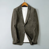 Men's High-Quality Thick Suit Jacket – Handsome Slim Fit Business Blazer