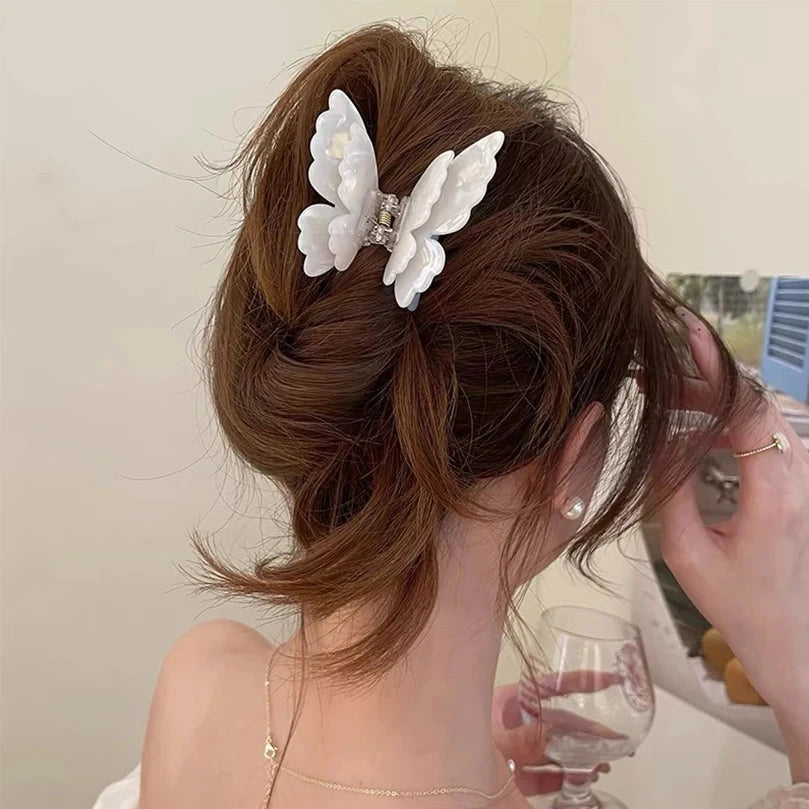 The Ethereal Wing Butterfly Claw Stunning Acetate Fairy Clip