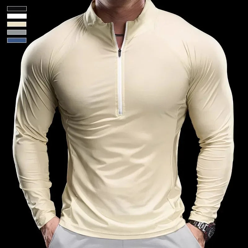 Men’s Autumn Quick-Drying Training T-Shirt | Long Sleeve Gym Fitness Top