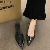 High Heel Sandalen für Damen – modische Slingback-Schuhe mit spitzer Zehenpartie