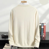Herren-Rundhalspullover aus 100 % reinem Kaschmir – Herbst/Winter Verdickter Rundhalspullover