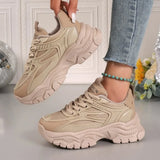 The Urban Designer Trainer: Leichtgewichtige Chunky Plateau-Sneaker für Damen