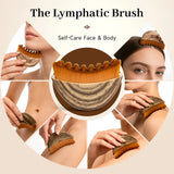 Fortschrittliche Kontur-Gesichtsbürste für professionelle Lymphdrainage