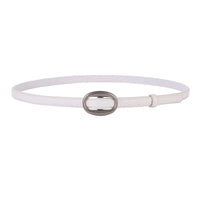 White-silver buckle
