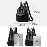 Luxury Designer Women's Leather Backpack | High Quality Casual Daypack