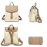 High-Quality Fashion Printing Backpack | Contrast Color Texture Outdoor Bag