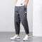 Men’s Summer Thin Cotton Cargo Pants – Stretch Ankle Length Casual Trousers