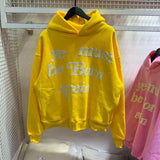 "Ye Must Be Born Again" Hoodie – Premium Foam Logo Oversized Sweatshirt, Kanye West Stil Unisex Pullover