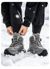 Men's Winter Boots - Waterproof Snow Boots for Men - Anti-Slip Outdoor Hiking Shoes