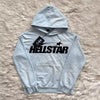Hellstar HS Fire Sky Blue Hoodie – Unisex Baumwoll-Pullover