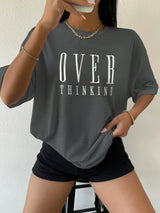 The Overthinking Tee: Women’s Vintage-Inspired Cotton Top