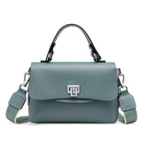 The Envelope-Elite Silhouette Genuine Leather Top-Handle Handbag