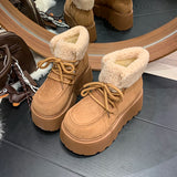 Women’s Chunky Platform Snow Boots – Ultra-Warm Fur-Lined Winter Booties
