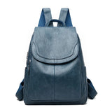 Women's Soft Leather Fashion Backpack | Ladies Designer Shoulder Bag