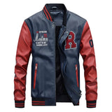 Die „Apex“ Slim Moto – charakteristische Stehkragenjacke aus PU-Leder – hochwertige Bikerjacke mit schmaler Passform von Boutique