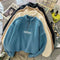 Women's Trendy Lamb Wool Long Sleeve Hoodie | Plush Embroidered Versatile Top