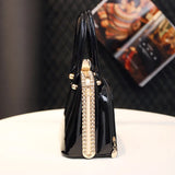 Luxus Kristall Diamant Handtasche | Echtes Leder Kleine Abend Messenger Bag