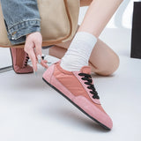 Moralische Trainingsschuhe für Damen – Retro Color-Blocked Sneakers