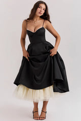 Women's Summer French Corset Waist Summer Evening Gown