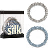 The "Silk-Thread" Slim Set: Premium 100% Mulberry Silk Skinny Scrunchies
