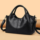Premium Soft PU Leather Mother's Bag | Middle-Aged Women's Shoulder Bag